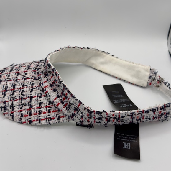 Balmain Red/White/Black Visor - Stylish Accessory for Resale - Picture 5 of 5